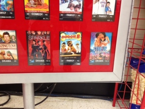 Doggie B on Redbox, between Sparkle and Step Up!